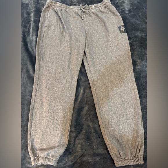 Columbia Pants - Columbia dark gray sweatpants W/pockets, adjustable, logo, size XXL